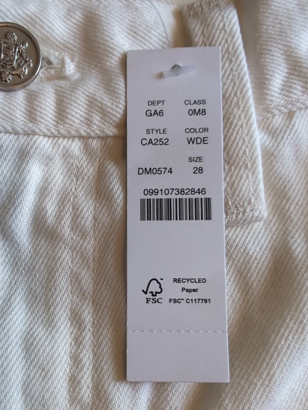 J. Crew classic white